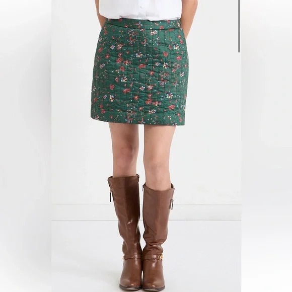 Quilted Floral Skirt - Picture 2 of 11